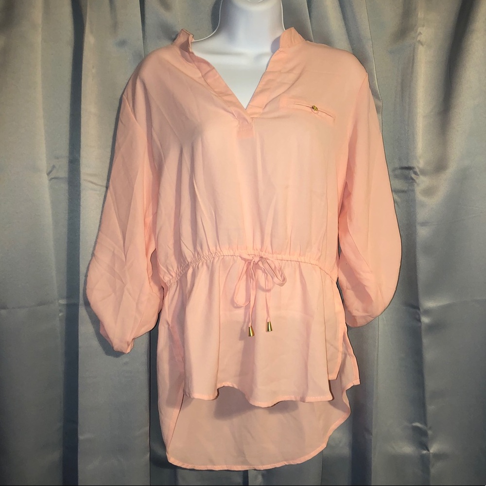 New Glory Blush Pink 3/4 Sleeve Top (XL)